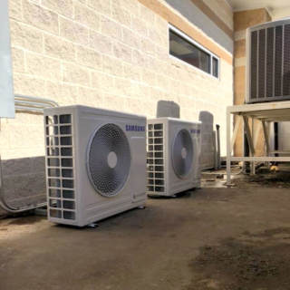 Samsung mini splits that was installed by Cherokee Services HVAC